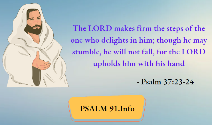 Psalm 37-23-24