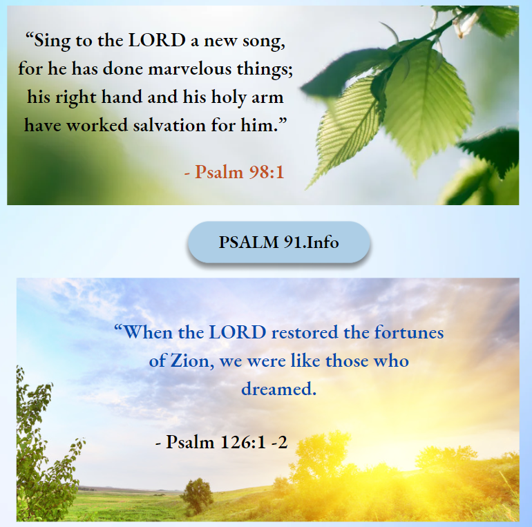 Psalm 40- He Put A New Song In My Mouth, A Hymn